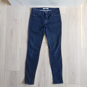 J Brand Jeans Womens 28x31 Midnight Blue Iconic Super Skinny